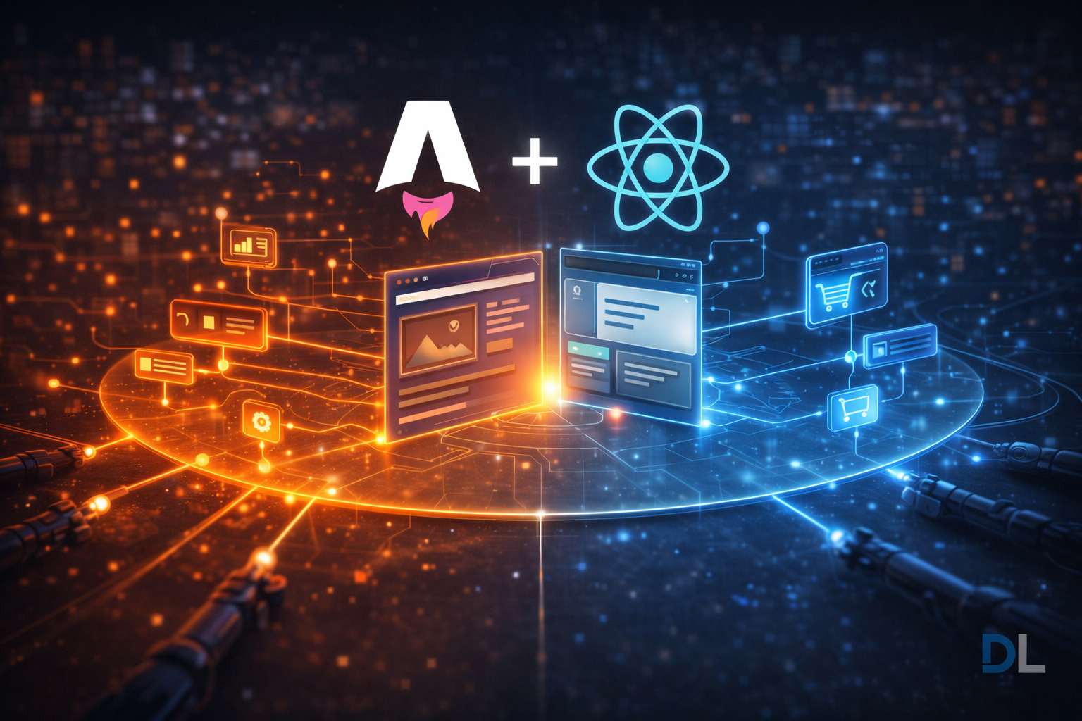 フロントエンド：Astro + React（Islands）