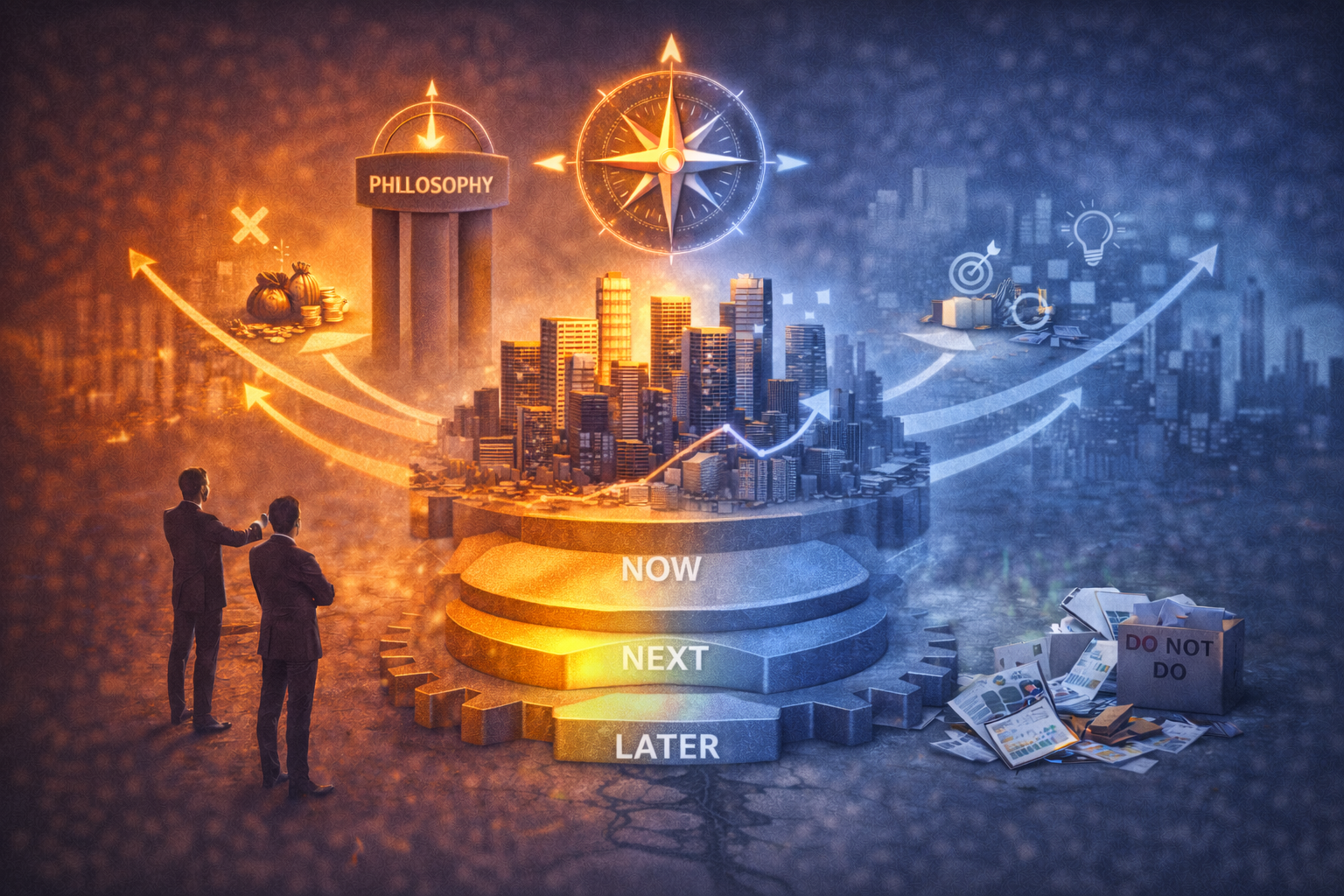 事業は、結果として現れる