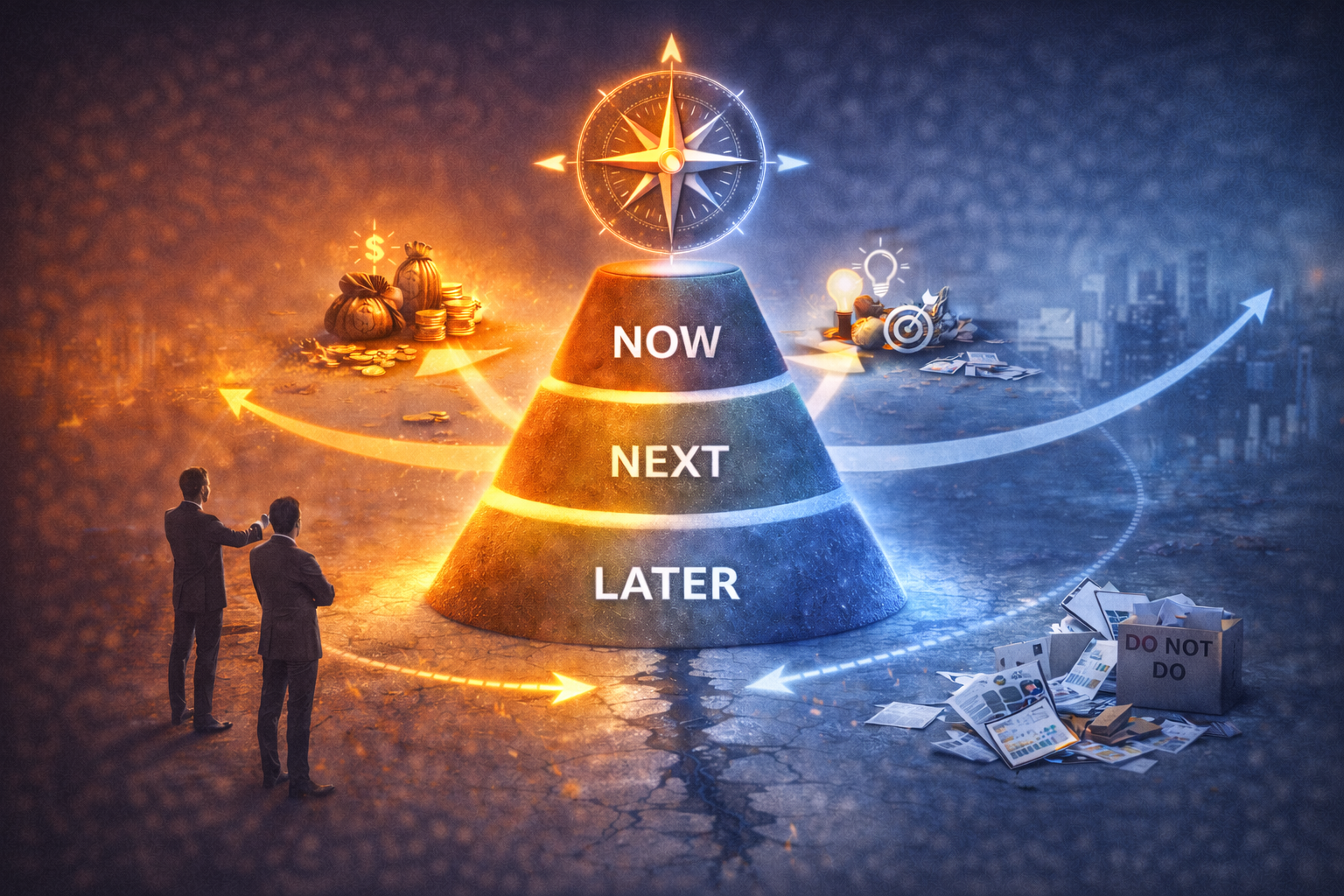 事業戦略は、配分と順序である