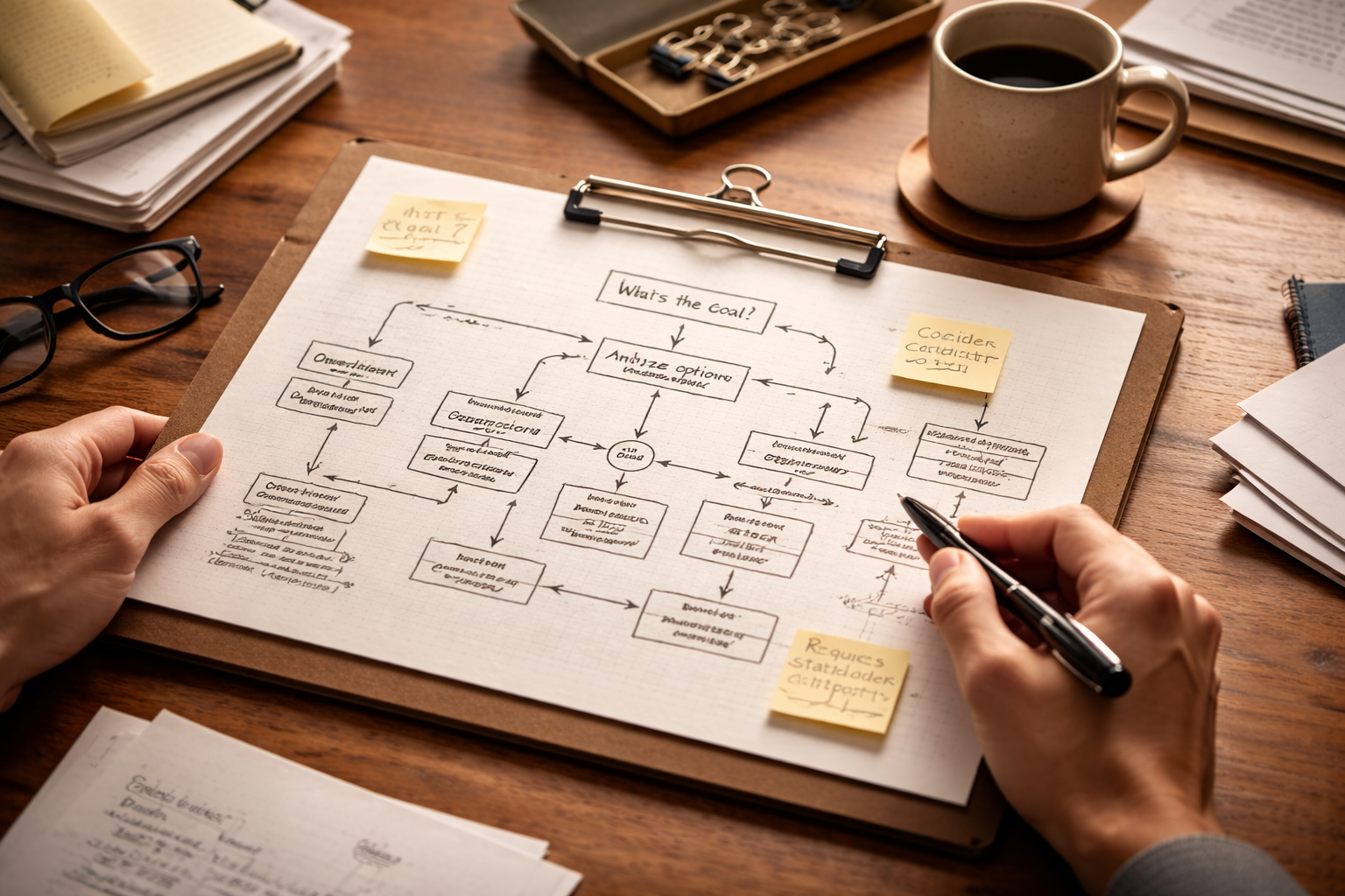 判断の順序を提示する
