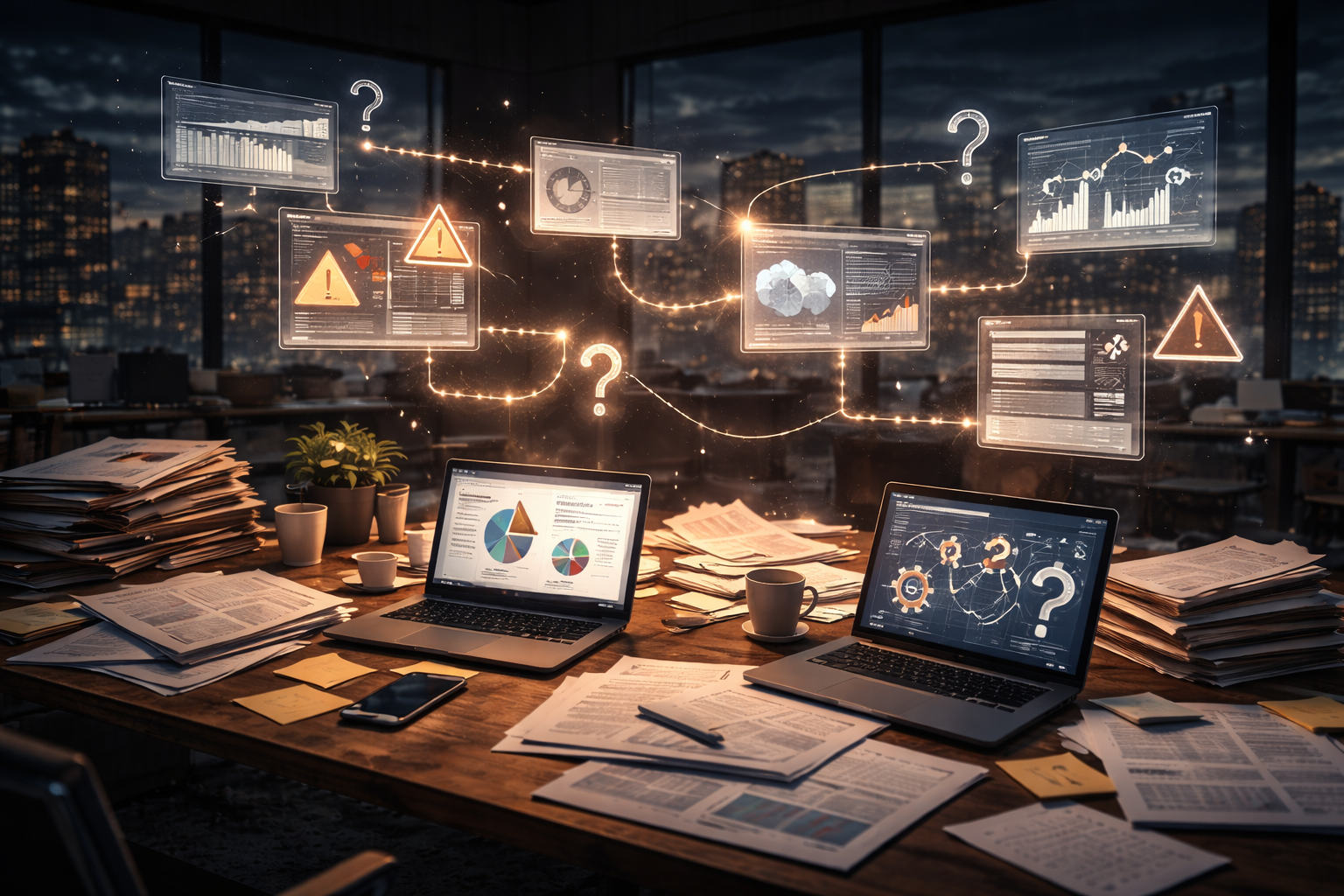 判断材料が集まらない