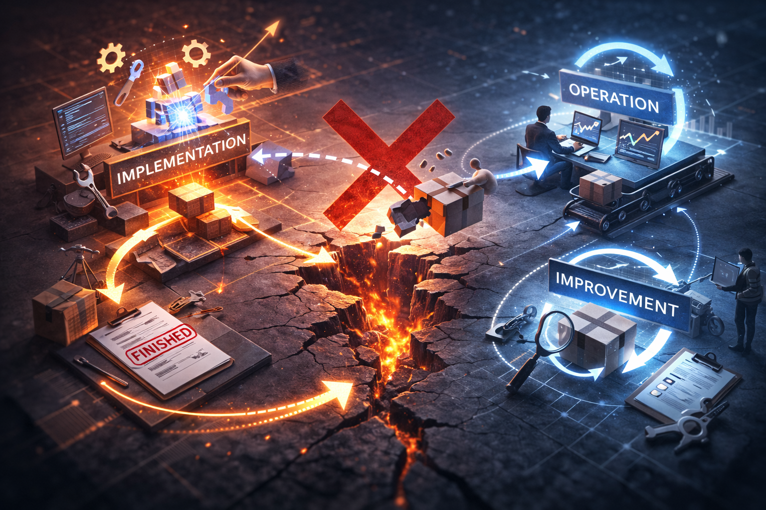 実装と運用を分離したい場合