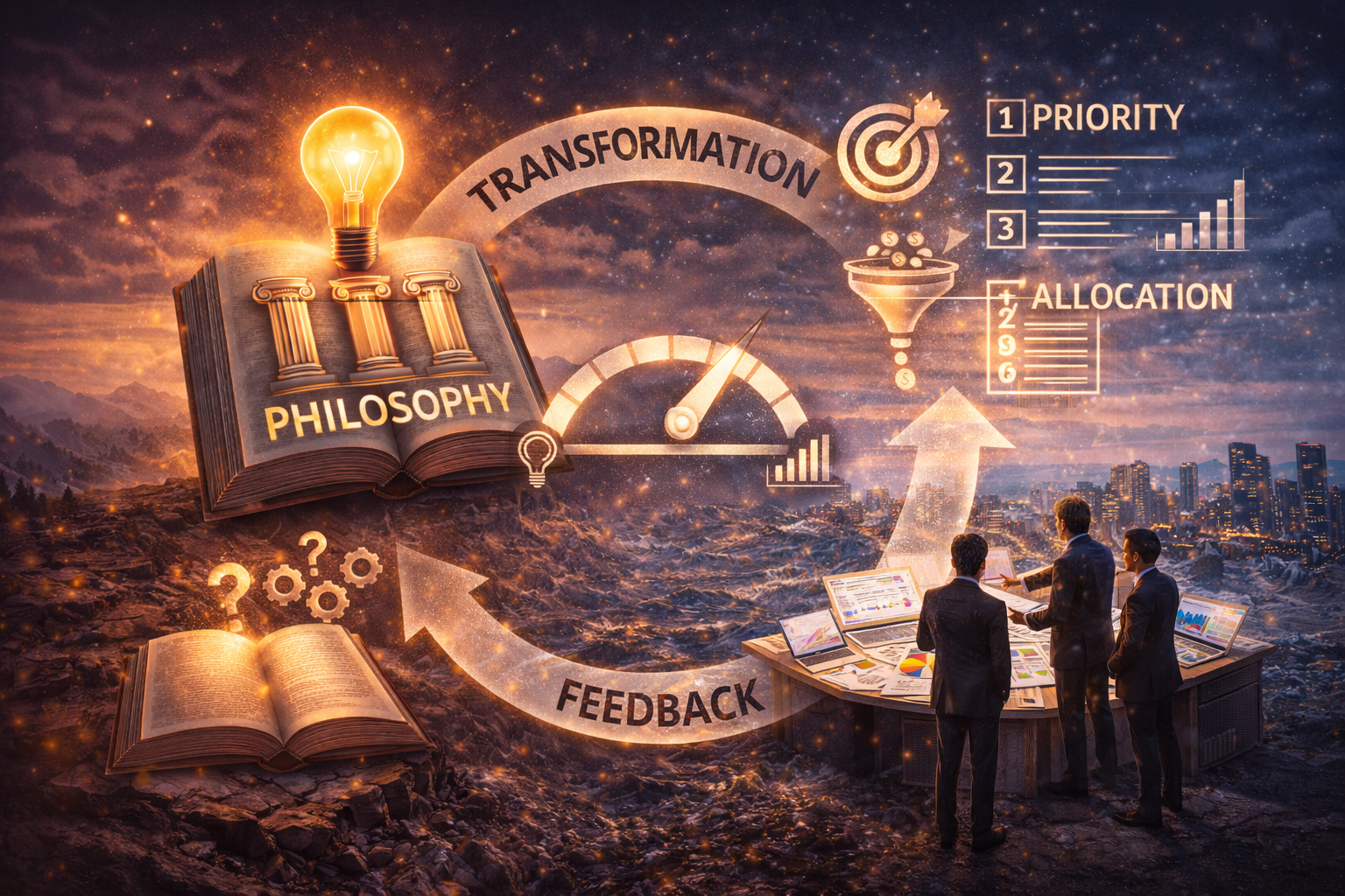 思想を、運用可能な判断へ変換する